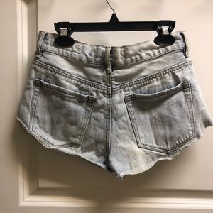 High waisted Jean shorts